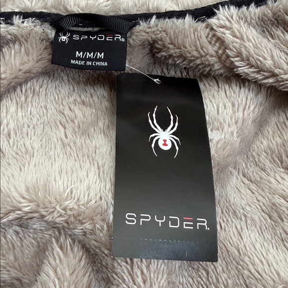 Spyder Women's Hooded Jacket in light mauve color. Size M. Soft faux fur inside. - Picture 16 of 16